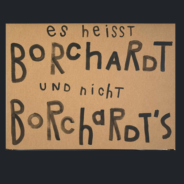 Es heißt Borchardt